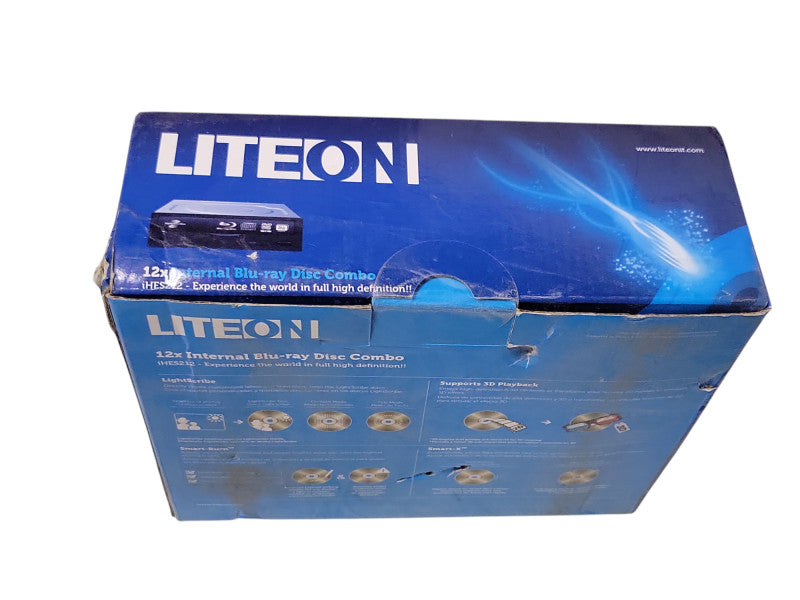 New Liteon 12x Internal Blu-Ray Disk Reader & DVD/CD writer SATA Interface _