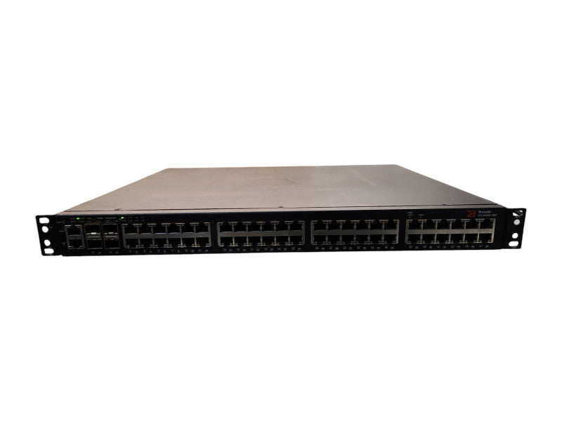 Brocade ICX 6450-48P, 48-Port Gigabit PoE+ Switch w/ 4x 1/10G SFP+