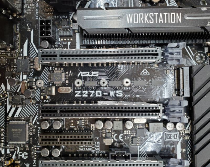 ASUS Z270-WS Motherboard LGA1151 DDR4 - No CPU/RAM/IO Shield *READ*