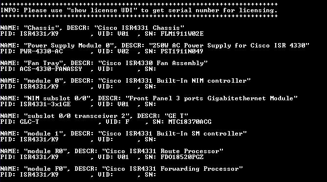 Cisco 4300 Series ISR4331 4x Port Gigabit Integrated Service Router