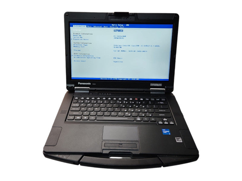 Panasonic Toughbook FZ-55 Touch, i5-1145G7, 16GB RAM, 1TB+512GB, 490Hrs Q Lap200