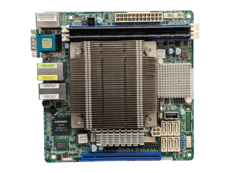 ASRock E3C226D2I Server board Intel Xeon E3-1220 v3 16GB RAM READ  -