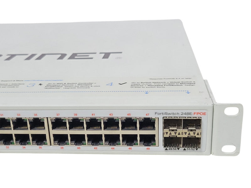 Fortinet FS-248E-FPOE Fortiswitch 248E-FPOE Switch L3 Managed switch Q_