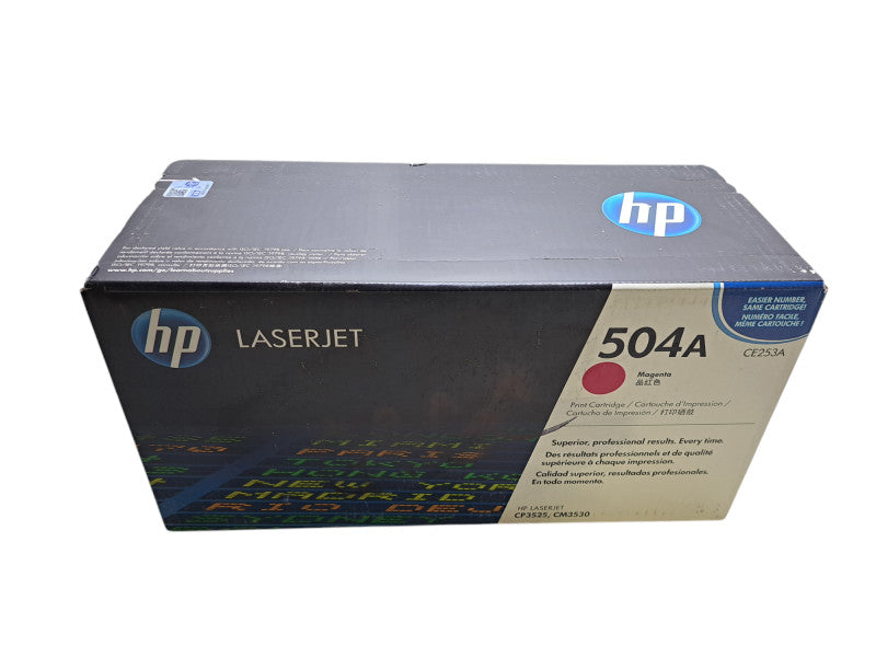 (New) HP Laserjet CE253A Magenta 504A Toner Cartridge