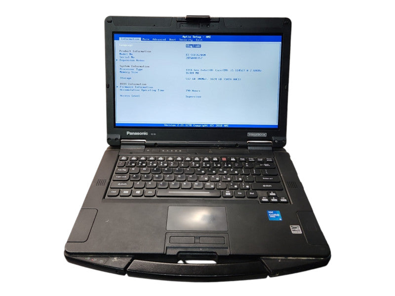 Panasonic Toughbook FZ-55 Touch, i5-1145G7, 16GB RAM, 1TB+512GB, 790Hrs Q Lap200