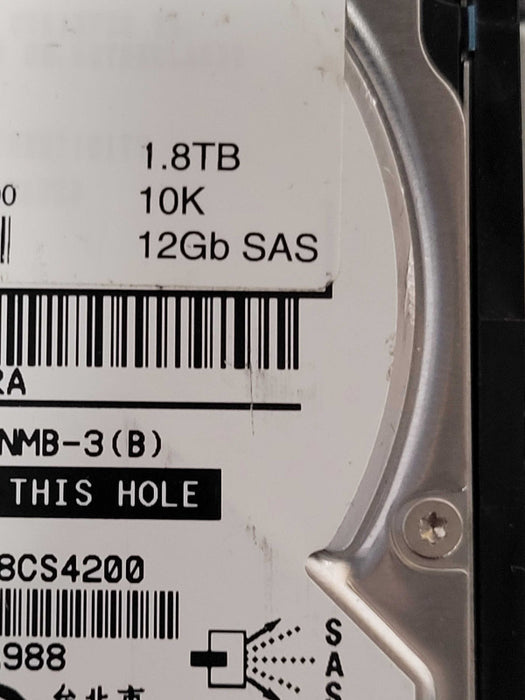 HP DL380 G10 1x Xeon Bronze 3106 96GB DDR4 P408i-a SR G10 4x 1.8TB SAS HDDs _