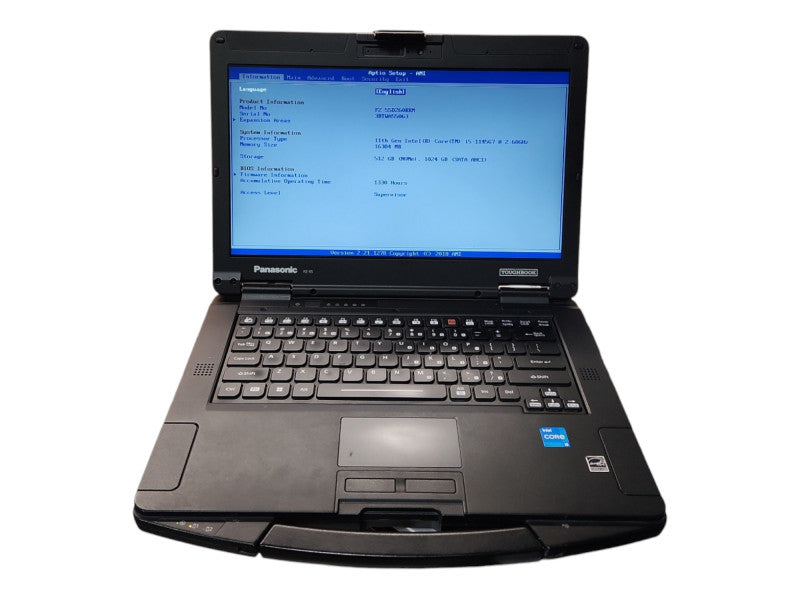 Panasonic Toughbook FZ-55 Touch, i5-1145G7, 16GB RAM, 1TB+512GB, 1330Hrs Q Lap200