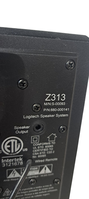 Logitech Z313 Pc Gaming Speaker System| SEE