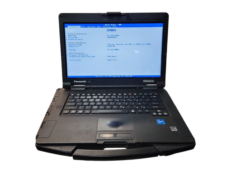 Panasonic Toughbook FZ-55 Touch i5-1145G7 16GB RAM 512GB, 2200Hrs  Lap200
