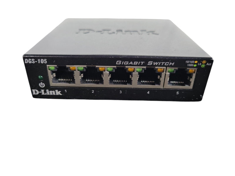 D-Link DGS (DGS-105) 5-Port Gigabit External Switch !