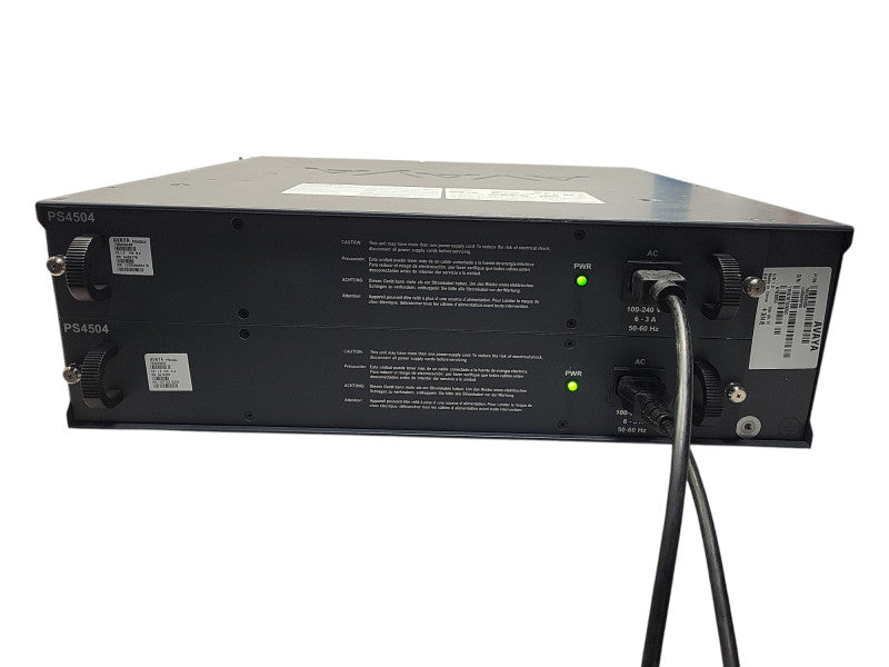Avaya G450 Chassis w/ 1x MM710B & 1x MM716 Modules | 2x PSUs READ $