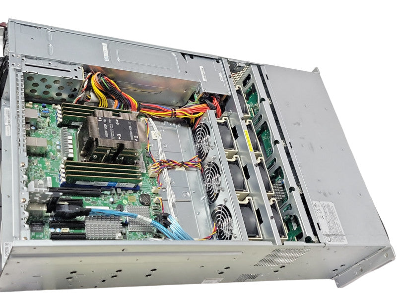 Supermicro 847-12 4U X11SPH-nCTF, 1x Xeon Silver 4114 64GB DDR4, 40TB HDDs _