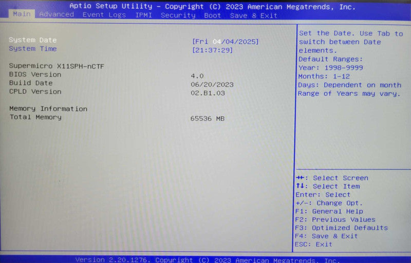 Supermicro 847-12 4U X11SPH-nCTF, 1x Xeon Silver 4114 64GB DDR4, 40TB HDDs _