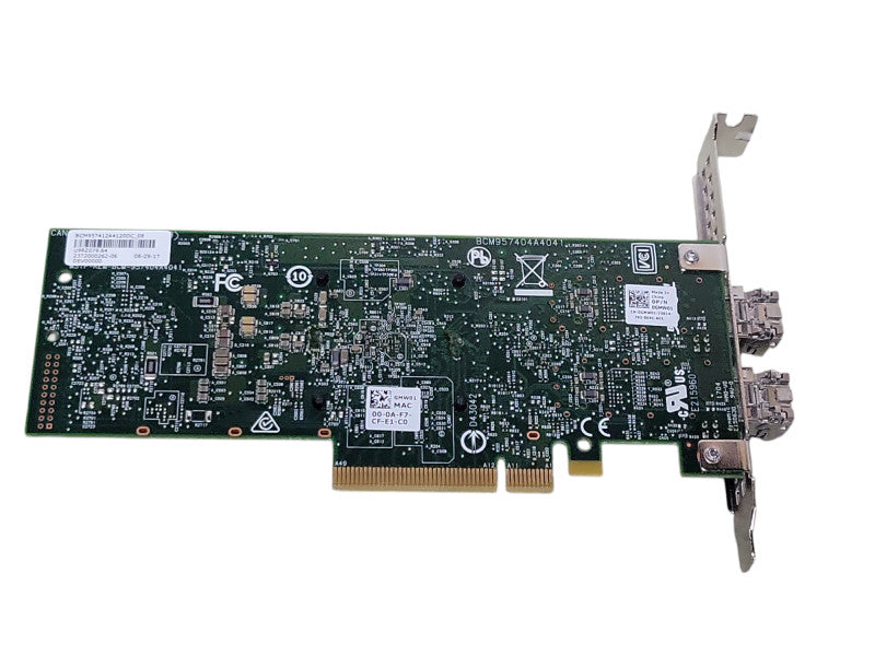 Dell Broadcom BCM9574 Dual-Ports SFP+ 10Gbps Network Card 0GMW01 w/ SFPs _
