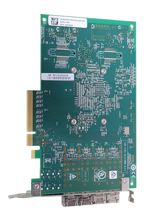 DELL QLogic 16Gb 4-Port FC HBA Card QLE2694-T-DEL 0W1MVN, FH Bracket _