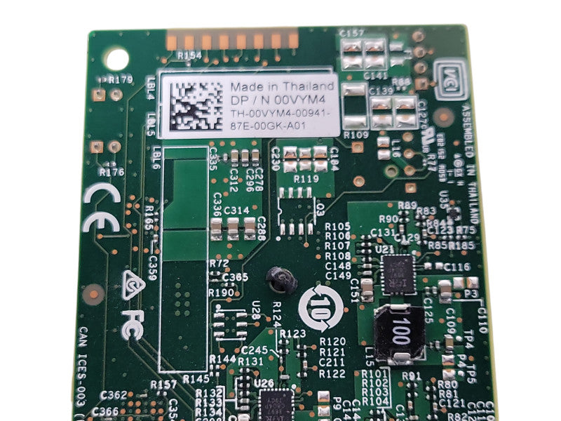 Dell Avago SAS 9305-16e 12Gb/s HBA Controller - 00VYM4 Low profile bracket _