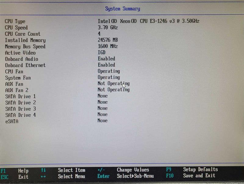 Lenovo ThinkStation P300 - Xeon E3-1246 v3 @ 3.5GHz - 24GB RAM