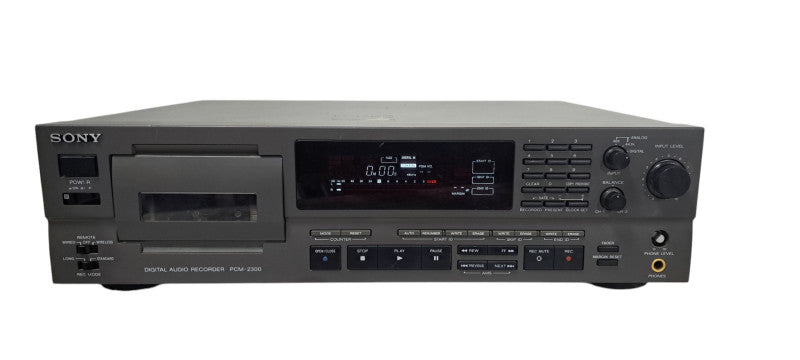 Sony PCM-2300 Digital Audio Tape (DAT) Recorder