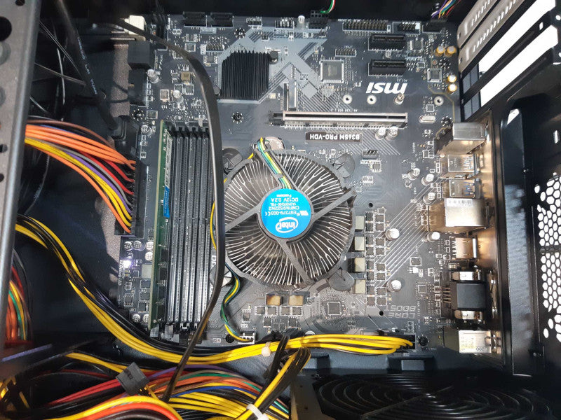 Custom PC MSI B365M PRO-VDH i3-9100 3.60 GHz 8GB DDR4 NO HDD