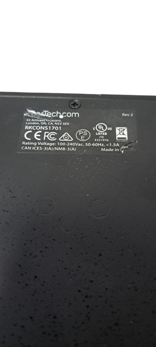 StarTech 1U 17" LCD Monitor Rackmount KVM Console RKCONS1701