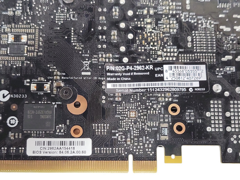 EVGA 02G-P4-2962-KR Nvidia GeForce GTX 960 2G GDDR5 HDMI DP DVI-I GPU _