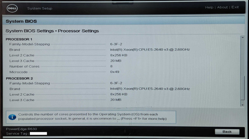 Dell PE R630 1U 8x2.5", 2x Xeon E5-2640 v3 2.60GHz, 32GB DDR4, H730P
