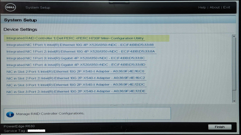Dell PE R630 1U 8x2.5", 2x Xeon E5-2640 v3 2.60GHz, 32GB DDR4, H730P