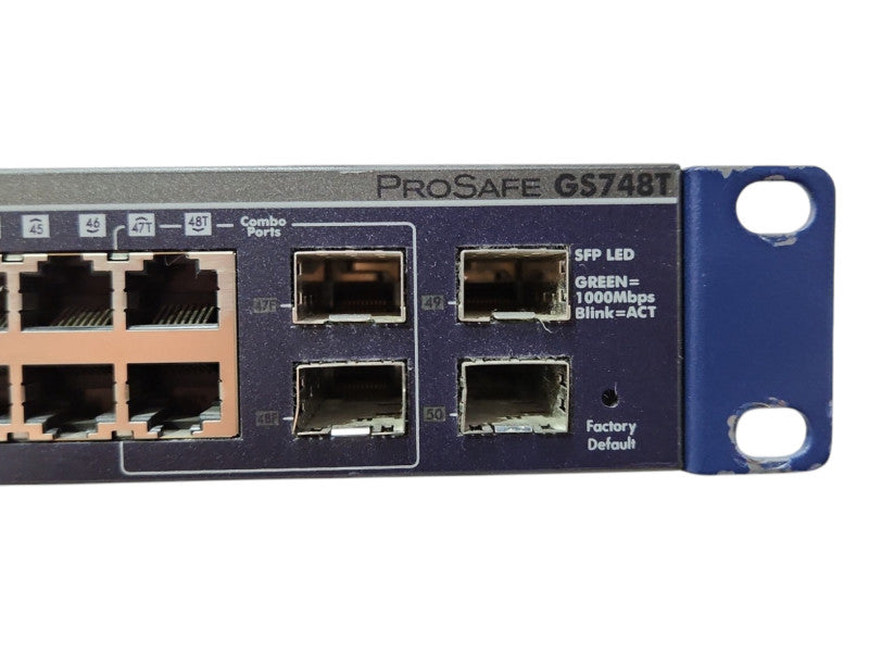 NetGear ProSafe GS748T v4, 48-Port Gigabit Ethernet Network Smart Switch