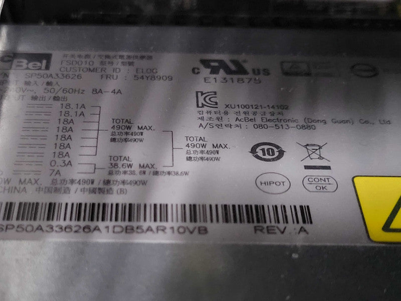 Lenovo ThinkStation P500 Intel Xeon E5-1650 v3 24GB RAM Quadro K2200, READ _