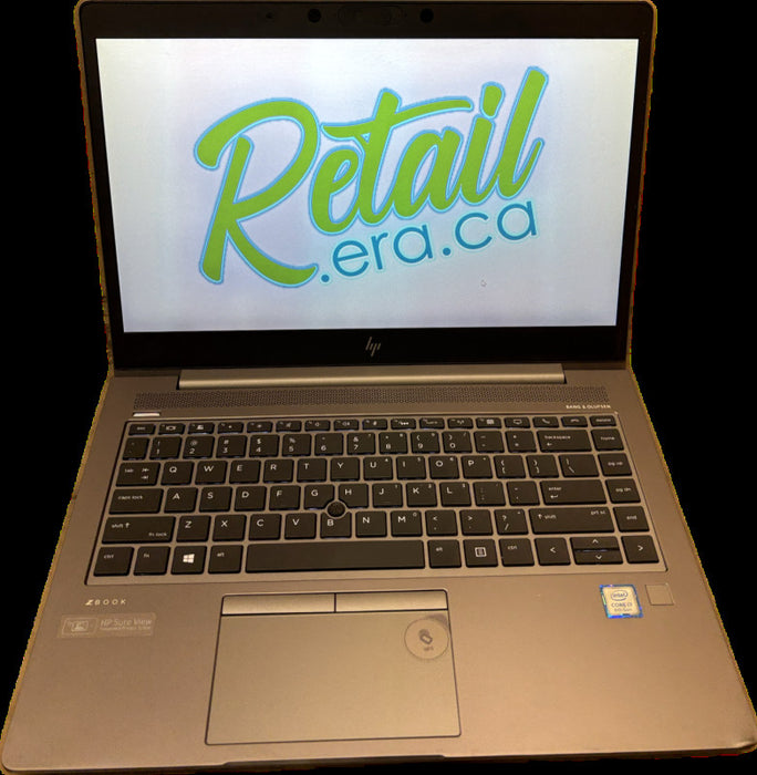 HP Zbook 14u G6 i7-8565U@1.8GHz Radeon Pro WX3200 4GB GPU 16GB 256SSD READ!  Lap200