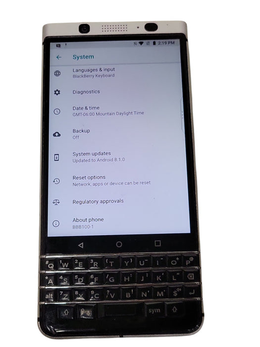 Blackberry Keyone - 32GB - [BBB100-1] Missing SIM Tray _