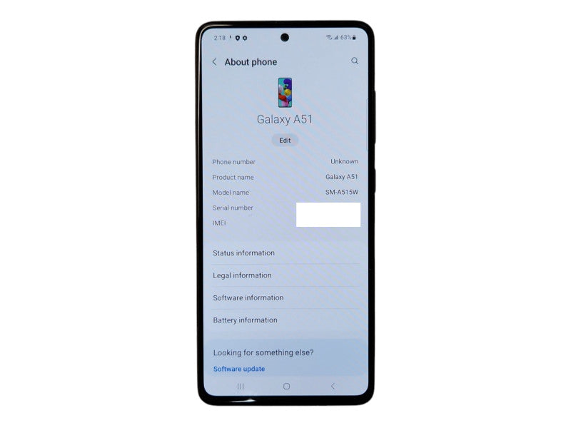 Samsung Galaxy A51 - 64GB - Iridescent [SM-A515W]