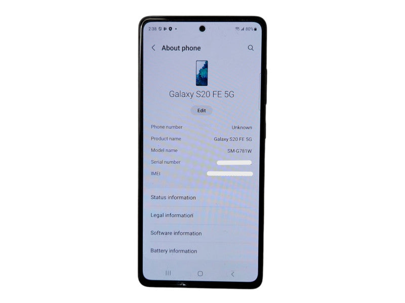 Samsung Galaxy S20 FE 5G - 128GB - Navy Blue [SM-G781W]