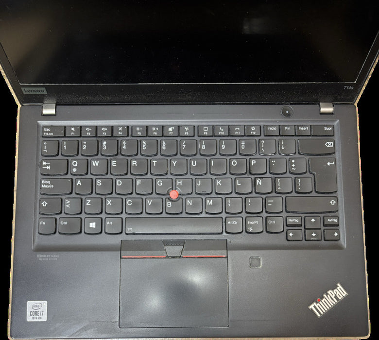 Lenovo ThinkPad T14s i7-10510U@1.8GHz 16GB RAM 256GB SSD Spanish Keyboard  Lap200