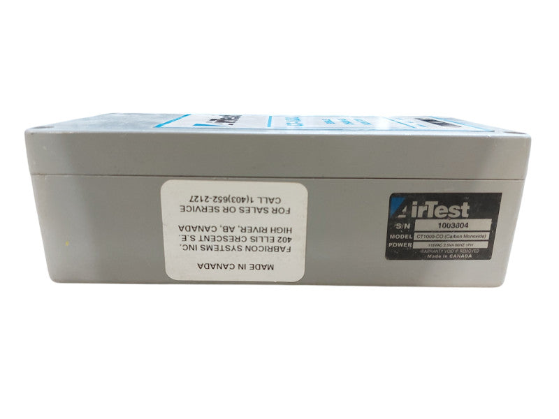AirTest Techonologies CT-1000 CO Single Channel Monitor