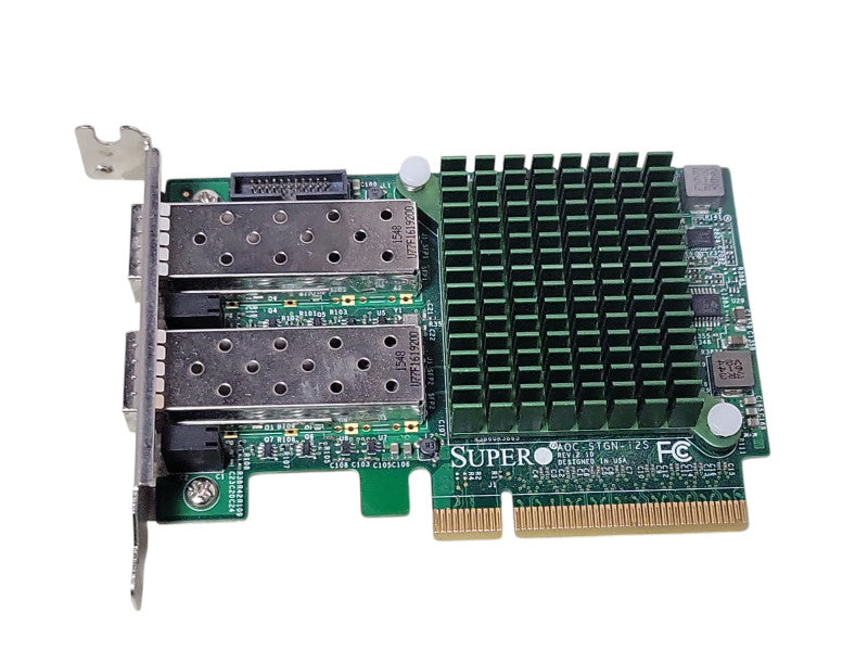 Supermicro Intel X520-DA2 Dual Port AOC-STGN-I2S Network Adapter, LP Bracke _