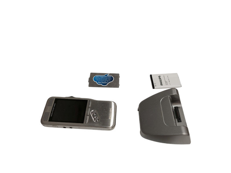 Phillips DSS 3D Mic Digital Pocket Memo with Dock , No Adaptor   =
