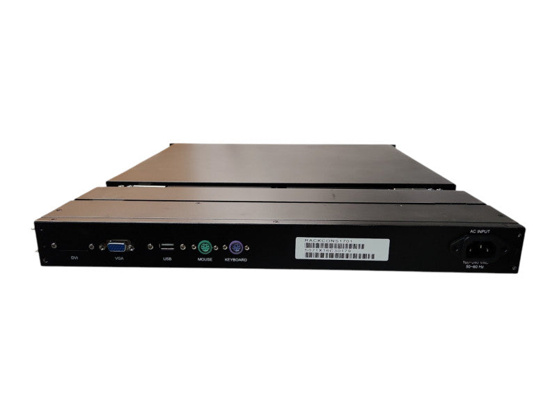 StarTech DuraView 1U 17" LCD Monitor Rackmount KVM Console KSR-117XX
