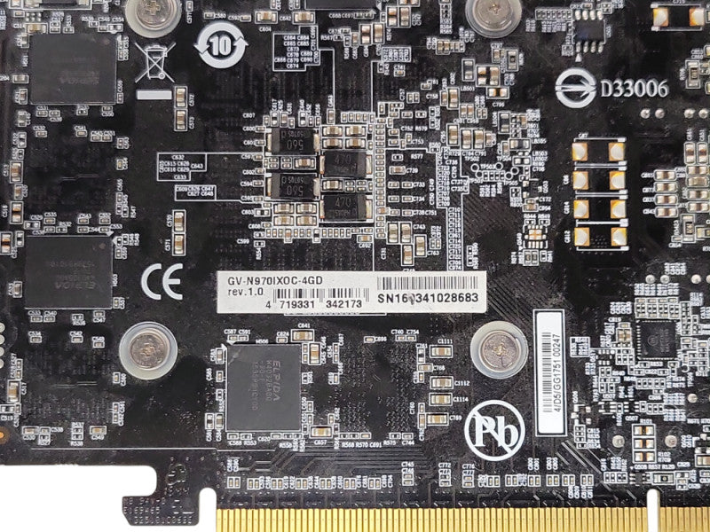 Gigabyte NVIDIA GeForce GTX 970 4GB Graphic Card, GV-N970IXOC-4GD _