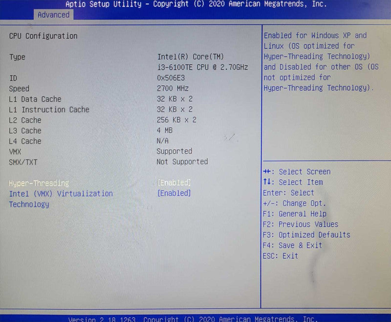 ONYX MEDPC-3200-C3-1010 Core i3-6100TE @ 2.7GHz 16GB DDR4 NO HDD