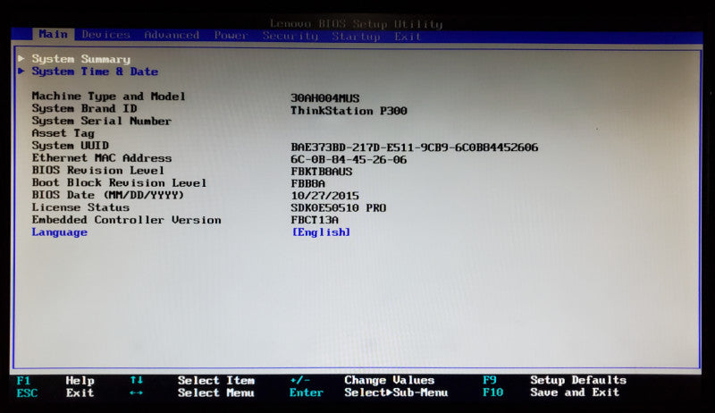 Lenovo ThinkStation P300 Xeon E3-1241 v3 8GB RAM K620 - No HDD