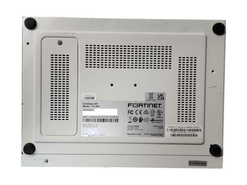 Fortinet Fortigate 40F FG-40F Firewall Security Appliance, Factory Reset