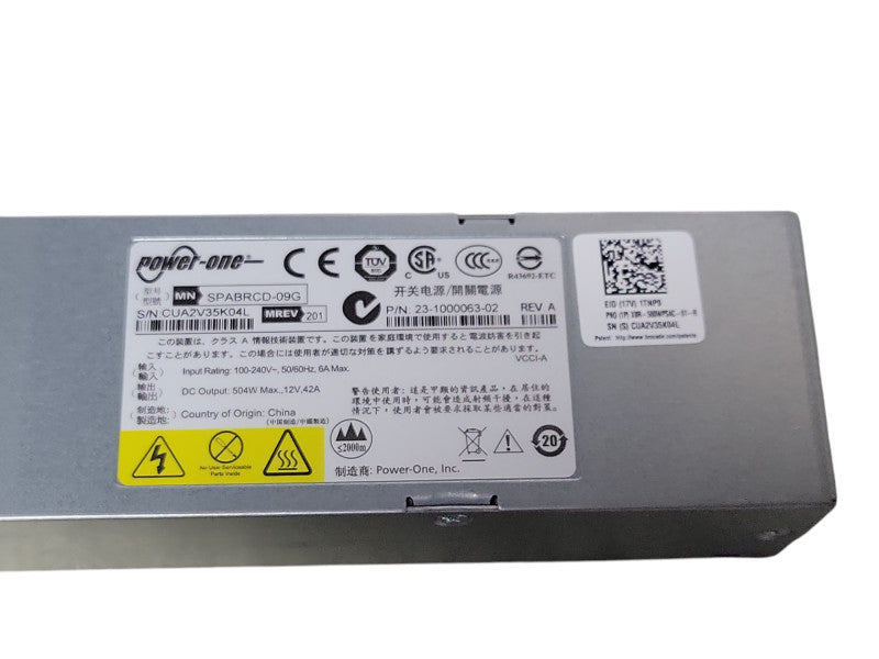 Brocade VDX6740T XBR-500WPSAC-01-R 500W Switch Power supply Q_