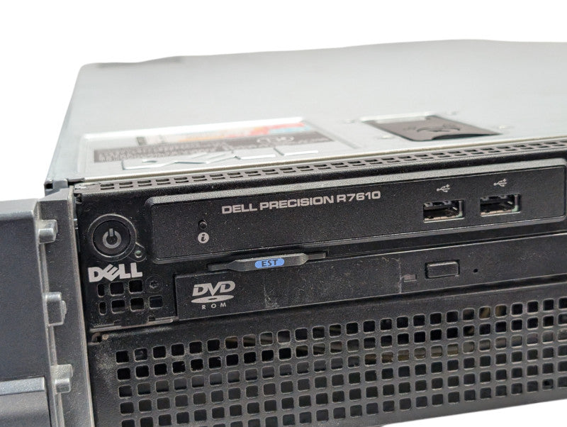 DELL Precision R7610 2U Rack GPU Workstation Xeon E5-2630 v2 32GB RAM  Q-