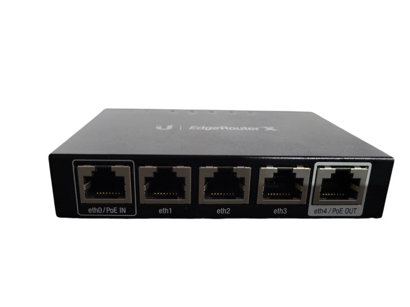 Ubiquiti Networks ER-X EdgeRouter X 5-Port Gigabit Wired Router w/ Power Ad !