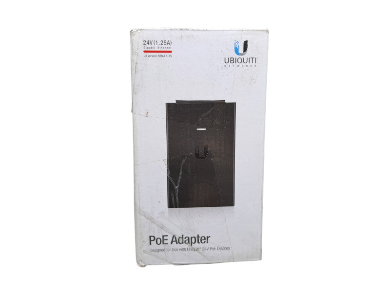 Ubiquiti 24V 1A PoE Adapter w/ Wall Bracket & PWR Cable Q