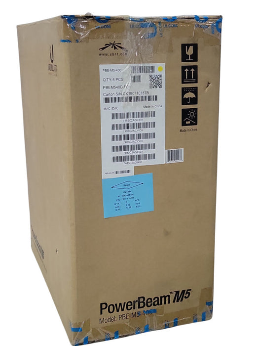 Open Box Ubiquiti PBE-M5-400 Powerbeam M5 5ghz 25dbi, One Piece _