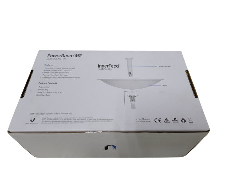 Open Box Ubiquiti PBE-M5-400 Powerbeam M5 5ghz 25dbi, One Piece _
