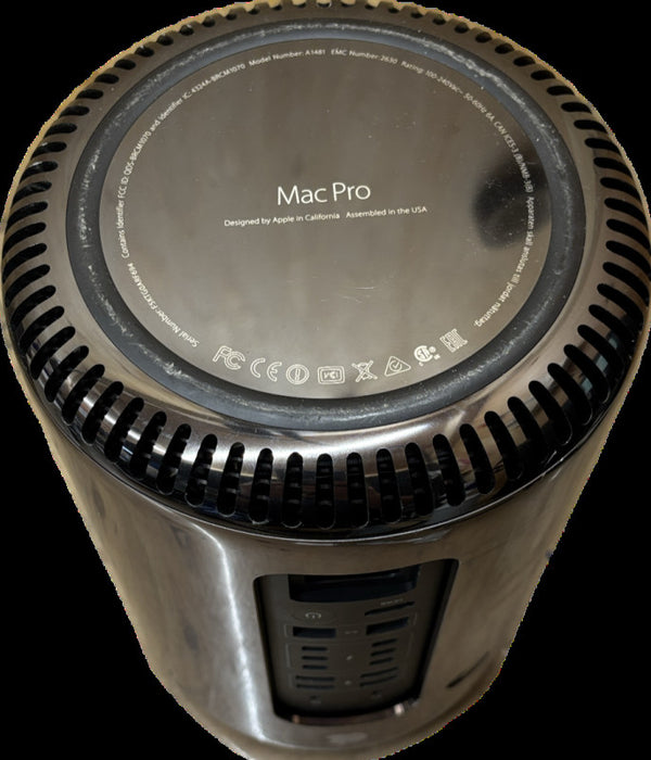 Apple Mac Pro Late 2013 Xeon E5-1650  FirePro D500 3GB GPU 32GB RAM 1TB SSD