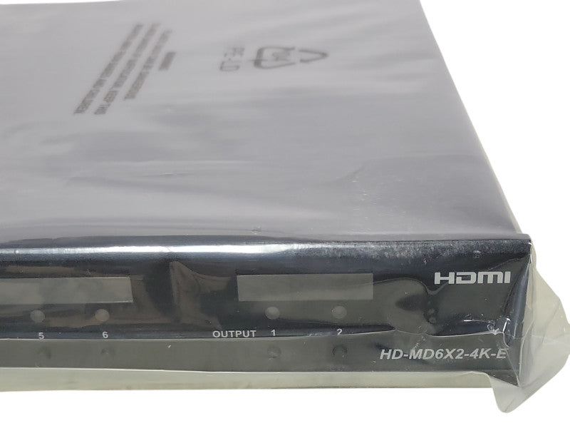 Open-Box Crestron HD-MD6X2-4K-E HDMI 1RU Rack Mounted Switcher  _